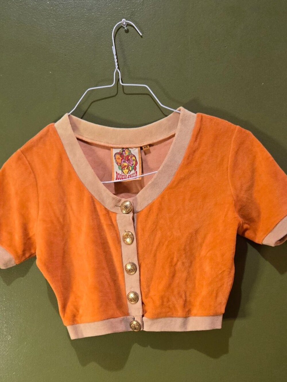 Boogie Girl Crop Cardigan XS